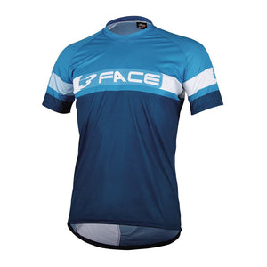 Maglia manica corta Adventure Magliette da ciclista Threeface S blue 